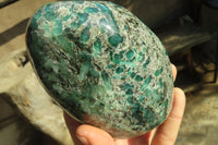 Polished Rare Emerald Mica In Matrix Standing Free Forms x 1 From Mutoko, Zimbabwe - Toprock Gemstones and Minerals 