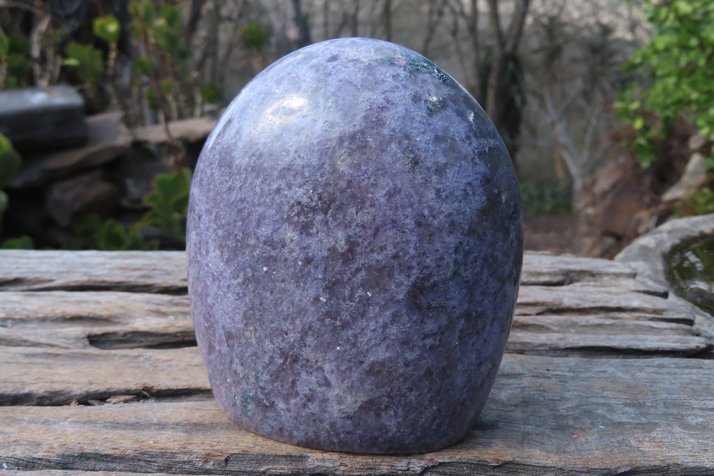 Polished Purple Lepidolite Free Forms  x 3 From Madagascar - Toprock Gemstones and Minerals 