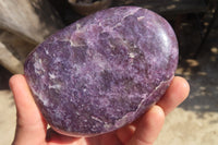 Polished Purple Lepidolite Free Forms  x 3 From Madagascar - Toprock Gemstones and Minerals 