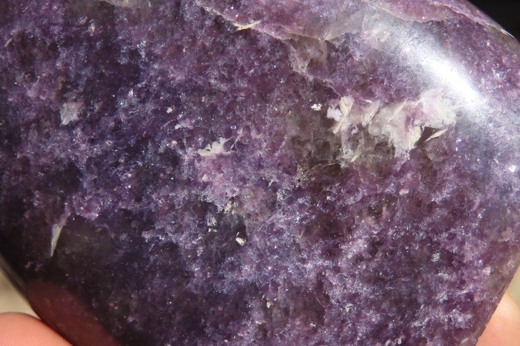 Polished Purple Lepidolite Free Forms  x 3 From Madagascar - Toprock Gemstones and Minerals 