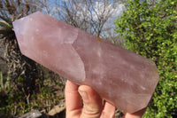 Polished Large Rose Quartz Point x 1 From Madagascar - Toprock Gemstones and Minerals 