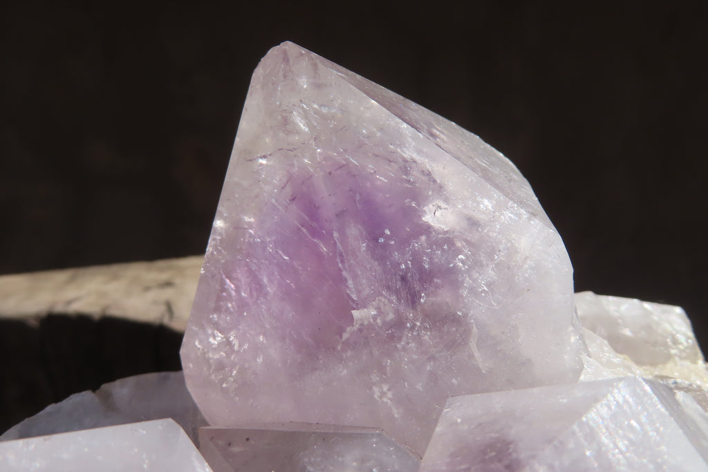 Natural Jacaranda Amethyst Clusters x 2 From Mumbwe, Zambia - Toprock Gemstones and Minerals 