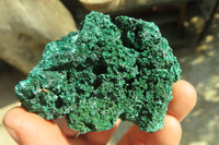 Natural Chatoyant Silky Malachite Specimens  x 12 From Kasompe, Congo - Toprock Gemstones and Minerals 