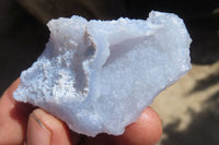 Natural Etched Blue Chalcedony Specimens x 35 From Nsanje, Malawi - Toprock Gemstones and Minerals 