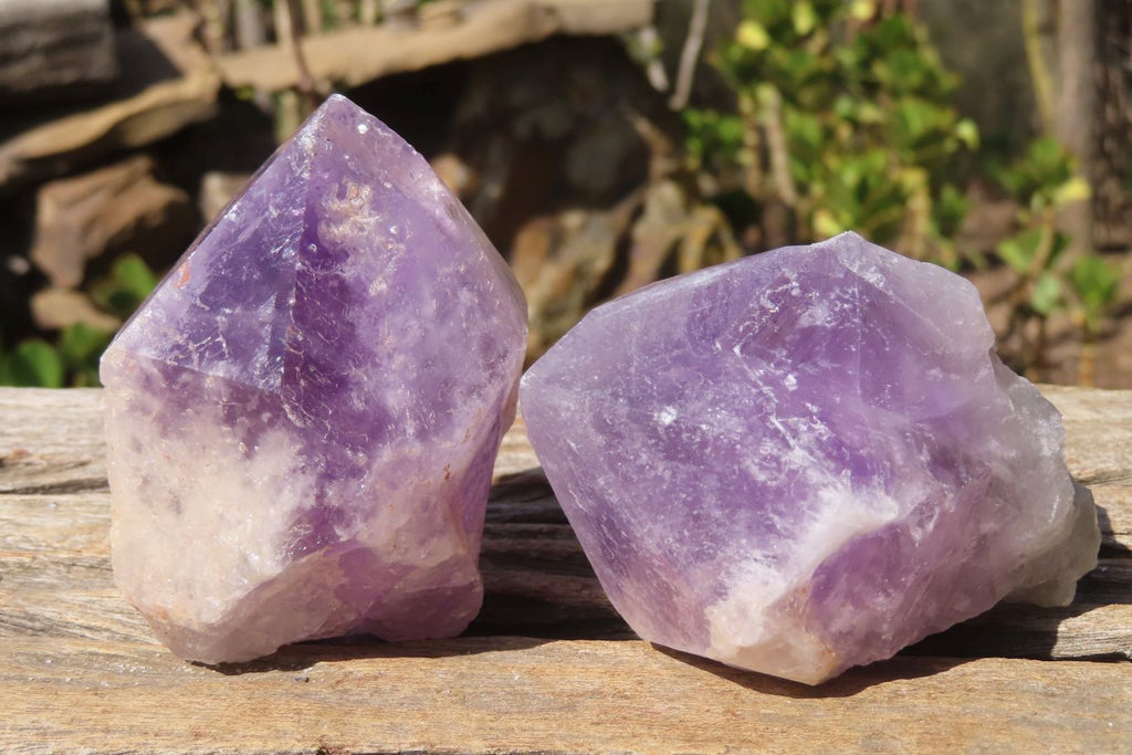 Natural Jacaranda Amethyst Crystals x 6 From Mumbwe, Zambia - Toprock Gemstones and Minerals 