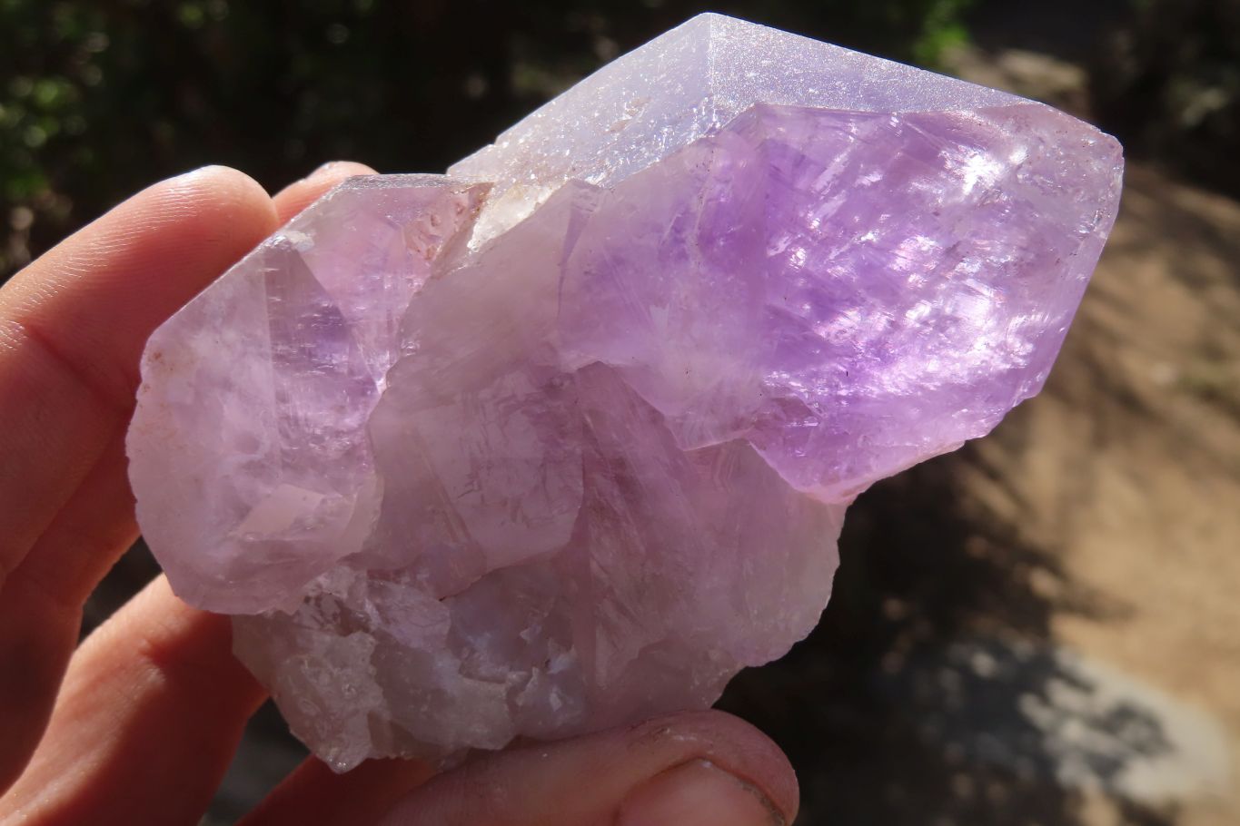 Natural Jacaranda Amethyst Crystals x 6 From Mumbwe, Zambia - Toprock Gemstones and Minerals 