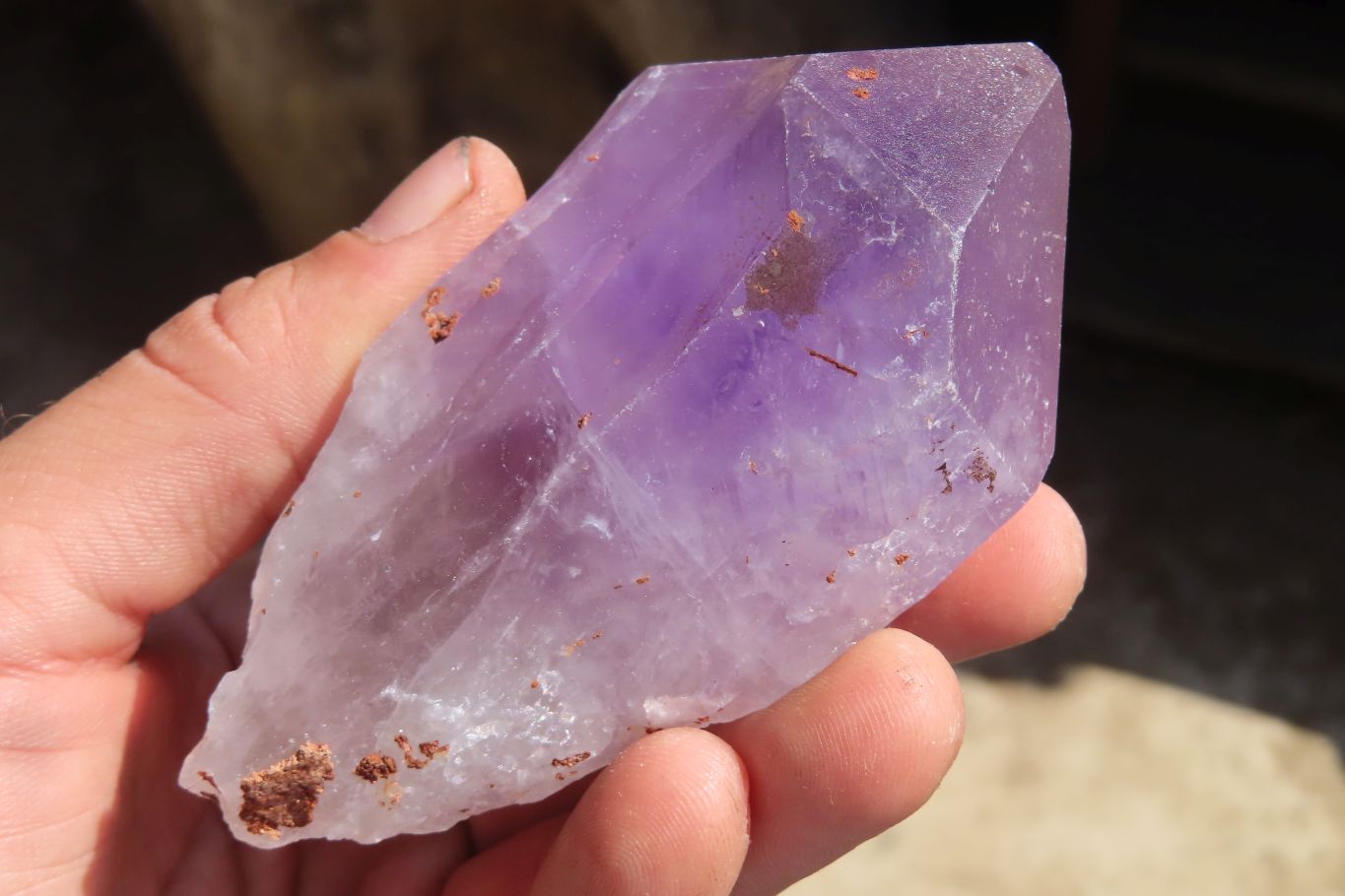 Natural Jacaranda Amethyst Crystals x 6 From Mumbwe, Zambia - Toprock Gemstones and Minerals 