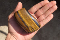 Polished Golden Tigers Eye Free Forms x 6 From Prieska, South Africa