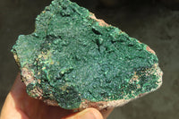 Natural Crystalline Malachite Specimens  x 2 From Congo - Toprock Gemstones and Minerals 