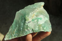 Natural Green Jade Cobbed Specimens x 12 From Swaziland