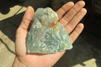 Natural Green Jade Cobbed Specimens x 12 From Swaziland