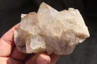 Natural Smokey Phantom Quartz Clusters x 6 From Luena, Congo - Toprock Gemstones and Minerals 