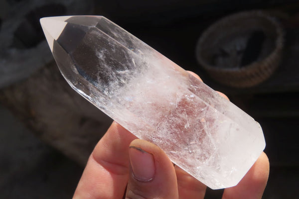 Polished Clear Quartz Points x 6 From Madagascar - Toprock Gemstones and Minerals 
