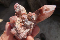 Natural Red Hematoid Quartz Specimens x 12 From Karoi, Zimbabwe - Toprock Gemstones and Minerals 