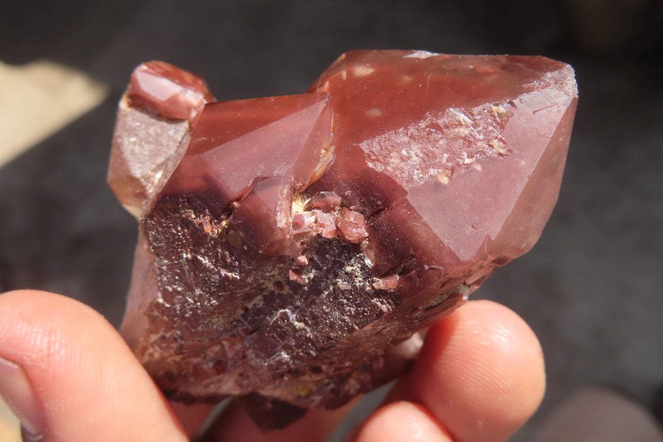Natural Red Hematoid Quartz Specimens x 12 From Karoi, Zimbabwe - Toprock Gemstones and Minerals 