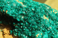 Natural Extra Large Dioptase Dolomite Specimen  x 1 From Congo - Toprock Gemstones and Minerals 