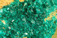 Natural Extra Large Dioptase Dolomite Specimen  x 1 From Congo - Toprock Gemstones and Minerals 