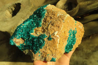 Natural Extra Large Dioptase Dolomite Specimen  x 1 From Congo - Toprock Gemstones and Minerals 