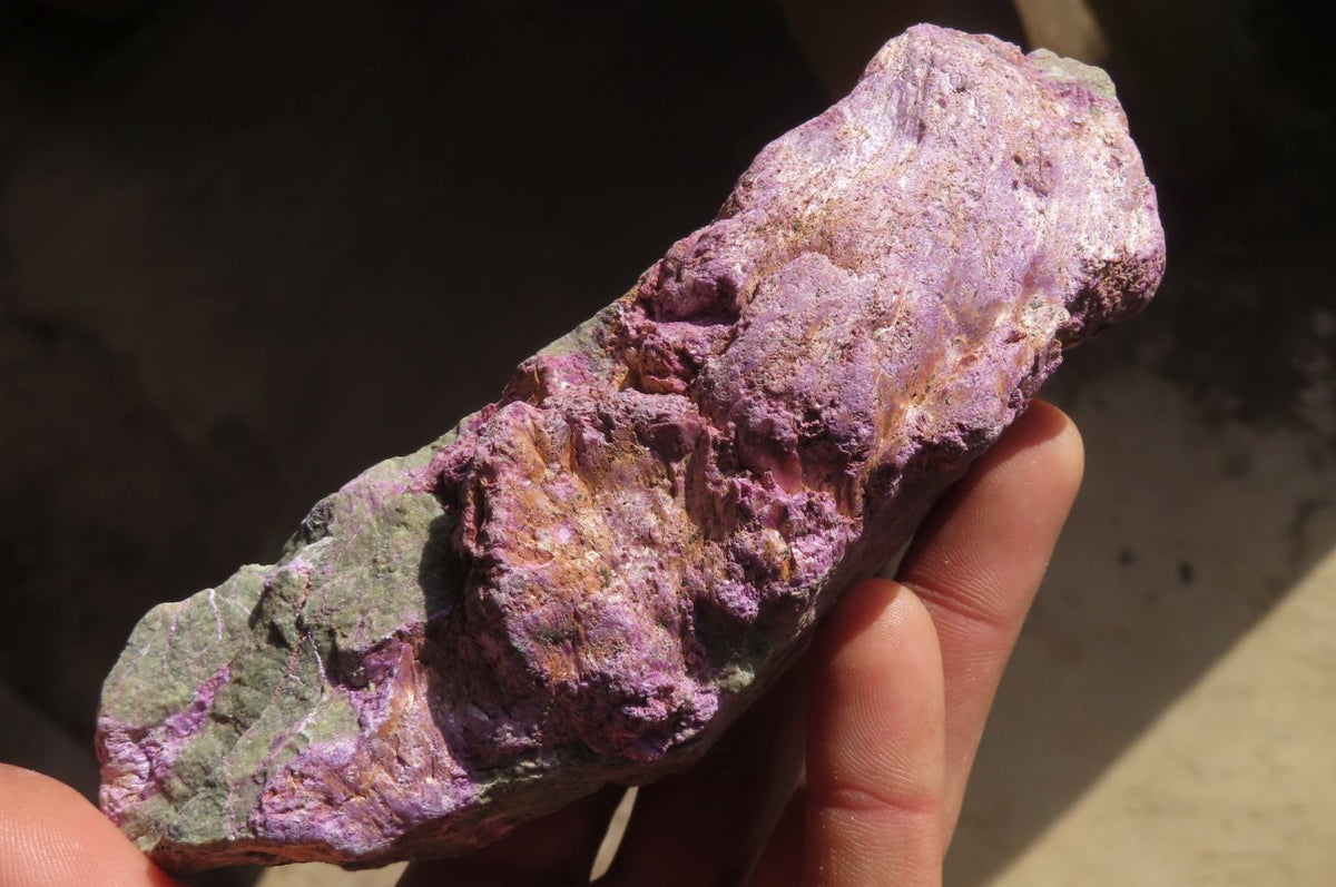 Natural Rough Stichtite & Serpentine Specimens x 5 From Barberton, South Africa - Toprock Gemstones and Minerals 