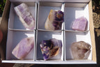 Polished Mixed Amethyst Crystals  x 6 From Madagascar - Toprock Gemstones and Minerals 