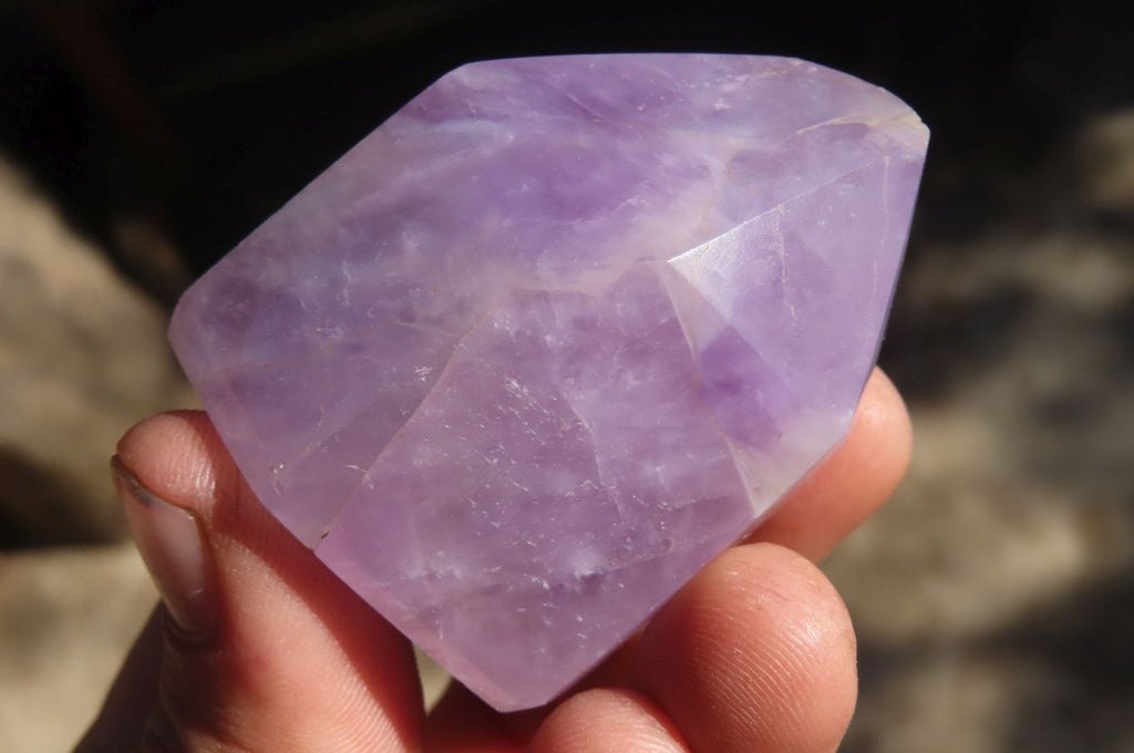 Polished Mixed Amethyst Crystals  x 6 From Madagascar - Toprock Gemstones and Minerals 