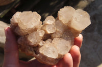 Natural Cascading Smokey Quartz Clusters x 2 From Luena, Congo - Toprock Gemstones and Minerals 
