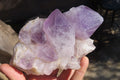 Natural Jacaranda Amethyst Clusters x 2 From Mumbwe, Zambia - Toprock Gemstones and Minerals 
