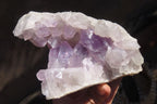 Natural Jacaranda Amethyst Clusters x 2 From Mumbwe, Zambia - Toprock Gemstones and Minerals 