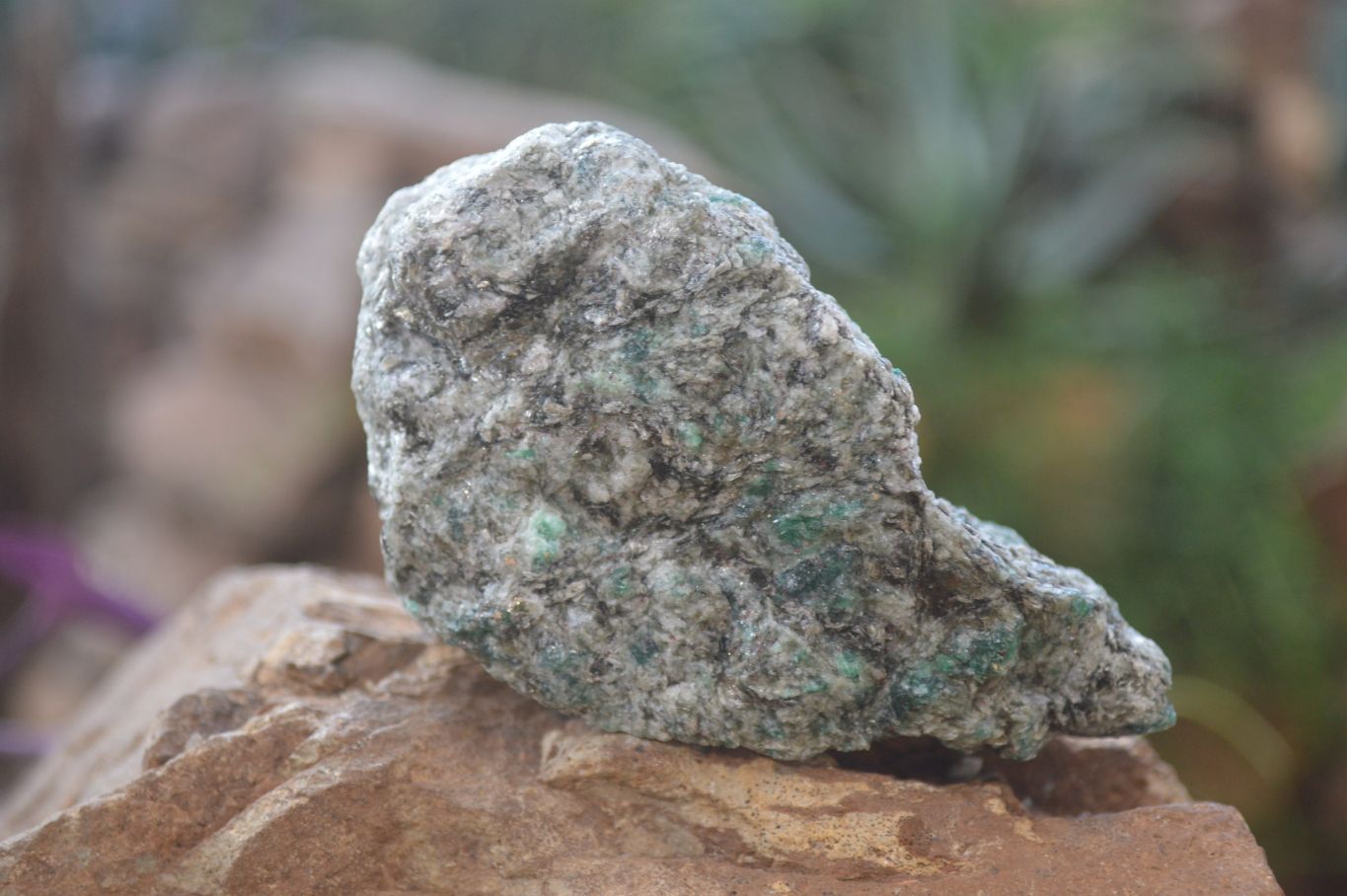 Natural Rare Emerald Mica In Matrix Cobbed Specimens x 6 From Mutoko, Zimbabwe - Toprock Gemstones and Minerals 