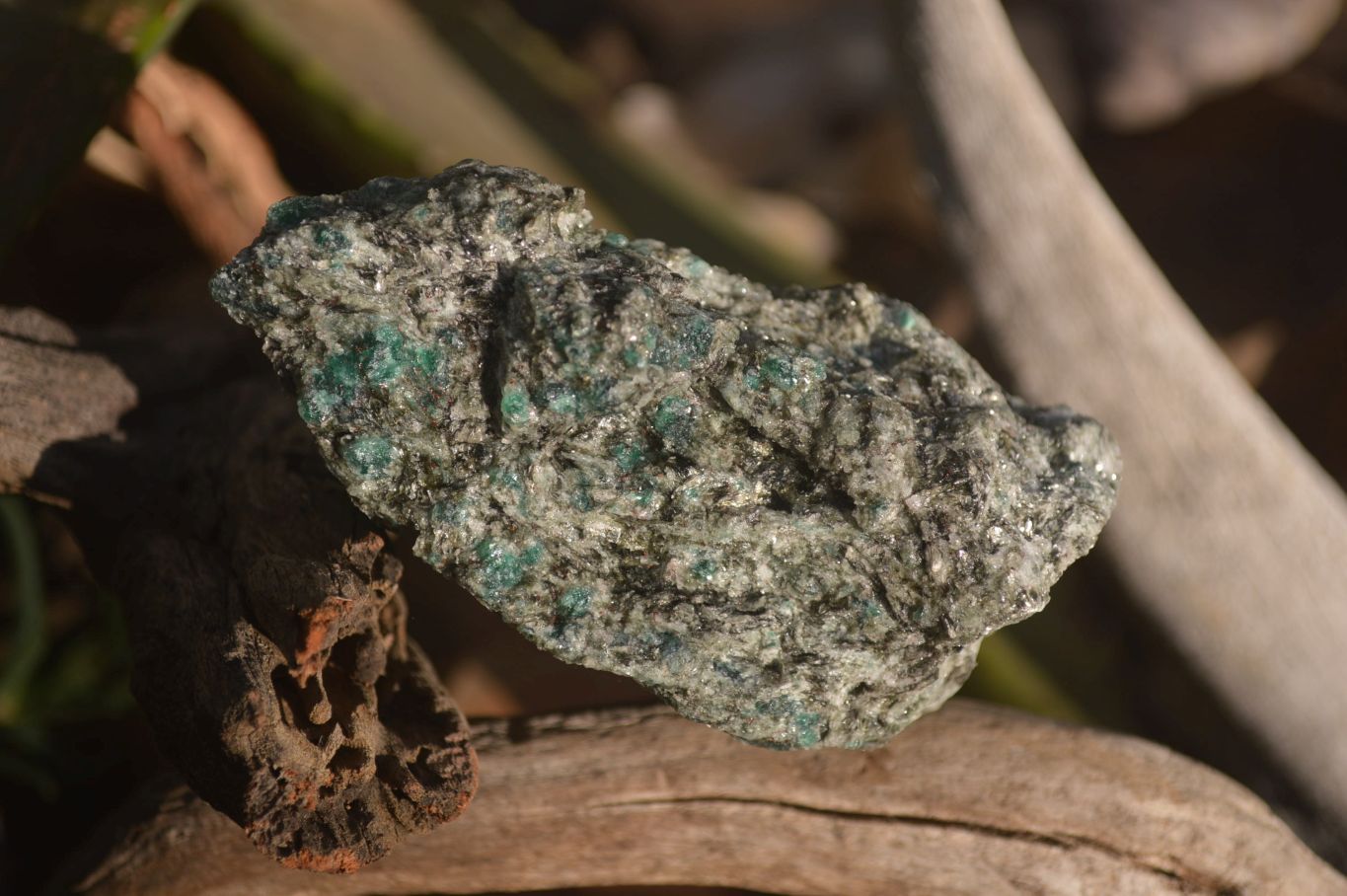 Natural Rare Emerald Mica In Matrix Cobbed Specimens x 6 From Mutoko, Zimbabwe - Toprock Gemstones and Minerals 
