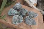 Natural Rare Emerald Mica In Matrix Cobbed Specimens x 6 From Mutoko, Zimbabwe - Toprock Gemstones and Minerals 