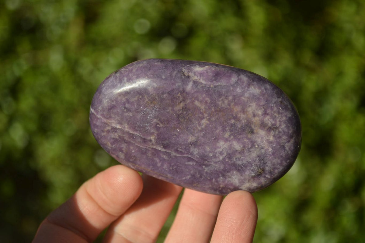 Polished Large Lepidolite Gallets x 6 From Zimbabwe - Toprock Gemstones and Minerals 
