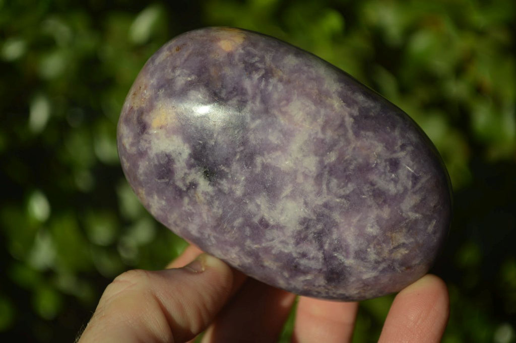 Polished Large Lepidolite Gallets x 6 From Zimbabwe - Toprock Gemstones and Minerals 