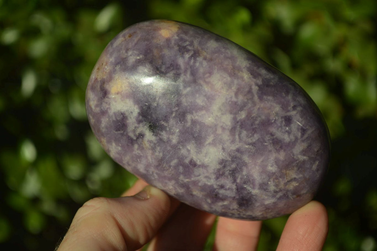 Polished Large Lepidolite Gallets x 6 From Zimbabwe - Toprock Gemstones and Minerals 