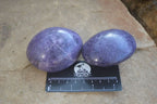 Polished Large Lepidolite Gallets x 6 From Zimbabwe - Toprock Gemstones and Minerals 