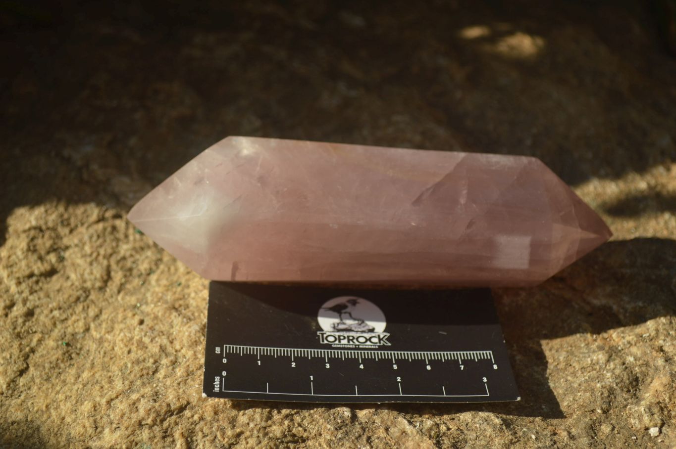 Polished Double Terminated Rose Quartz Points x 4 From Madagascar - Toprock Gemstones and Minerals 