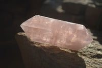 Polished Double Terminated Rose Quartz Points x 4 From Madagascar - Toprock Gemstones and Minerals 