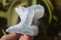 Natural Etched Blue Chalcedony Specimens x 3 From Nsanje, Malawi - Toprock Gemstones and Minerals 