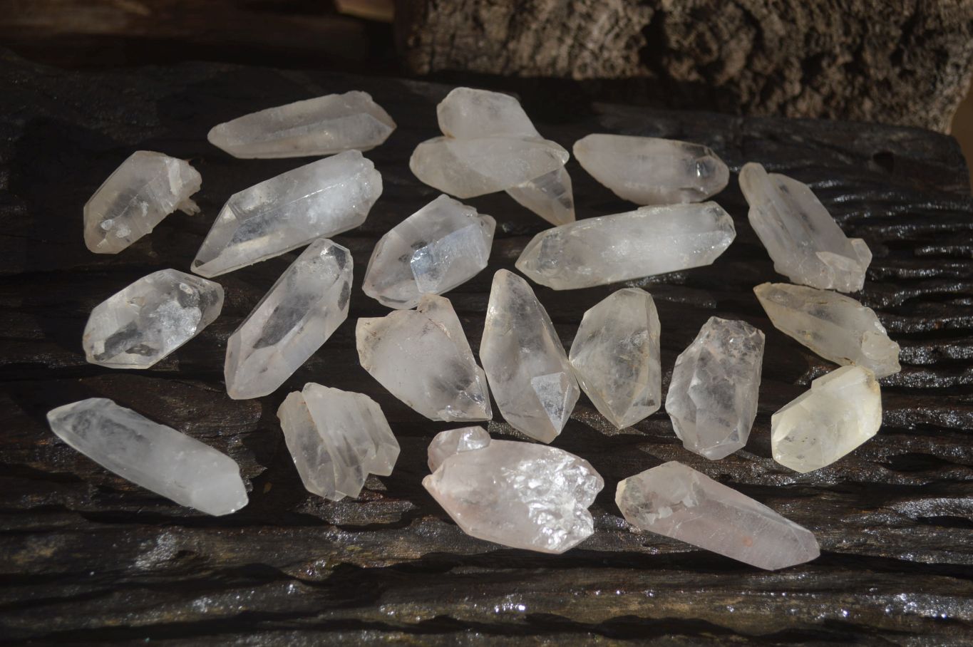 Natural Clear Quartz Crystals x 35 From Mpika, Zambia - Toprock Gemstones and Minerals 