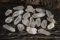 Natural Clear Quartz Crystals x 35 From Mpika, Zambia