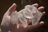 Natural Clear Quartz Crystals x 35 From Mpika, Zambia