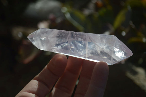 Polished Double Terminated Rose Quartz Points x 6 From Madagascar - Toprock Gemstones and Minerals 