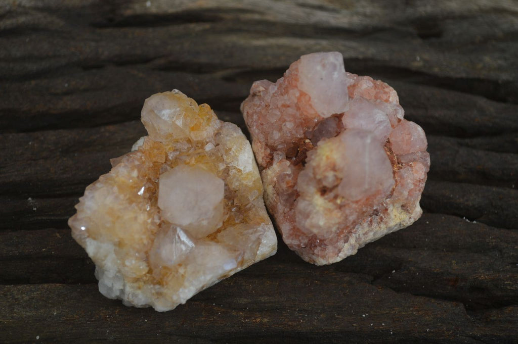 Natural Spirit Quartz Clusters x 12 From Boekenhouthoek, South Africa - Toprock Gemstones and Minerals 