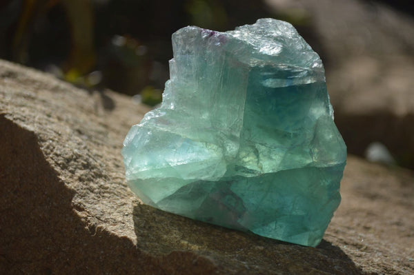 Polished One Side Polished Watermelon Fluorite Pieces  x 6 From Uis, Namibia - Toprock Gemstones and Minerals 