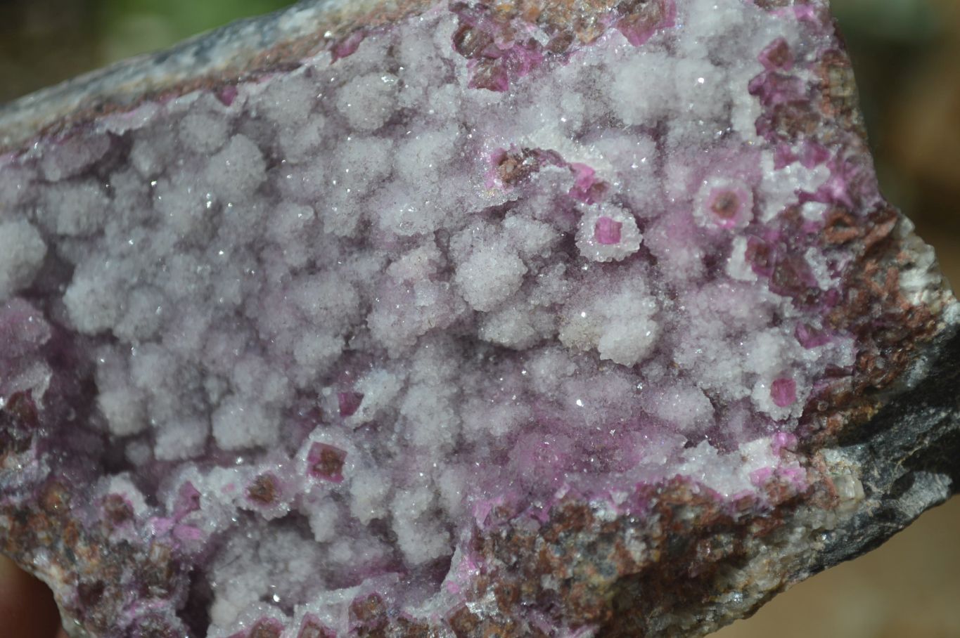 Natural Pink Salrose Cobaltion Dolomite Specimens  x 6 From Kakanda, Congo - Toprock Gemstones and Minerals 