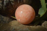 Polished Orange Twist Calcite Sphere x 1 From Maevantanana, Madagascar - Toprock Gemstones and Minerals 