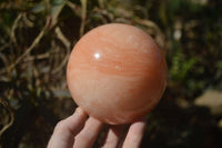 Polished Orange Twist Calcite Sphere x 1 From Maevantanana, Madagascar - Toprock Gemstones and Minerals 