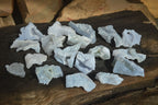 Natural Etched Blue Chalcedony Specimens  x 35 From Nsanje, Malawi - Toprock Gemstones and Minerals 