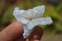 Natural Etched Blue Chalcedony Specimens  x 35 From Nsanje, Malawi - Toprock Gemstones and Minerals 