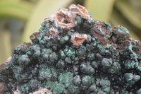 Natural Rare Ball Malachite On Drusy Quartz & Dolomite Specimen x 1 From Kambove, Congo - Toprock Gemstones and Minerals 